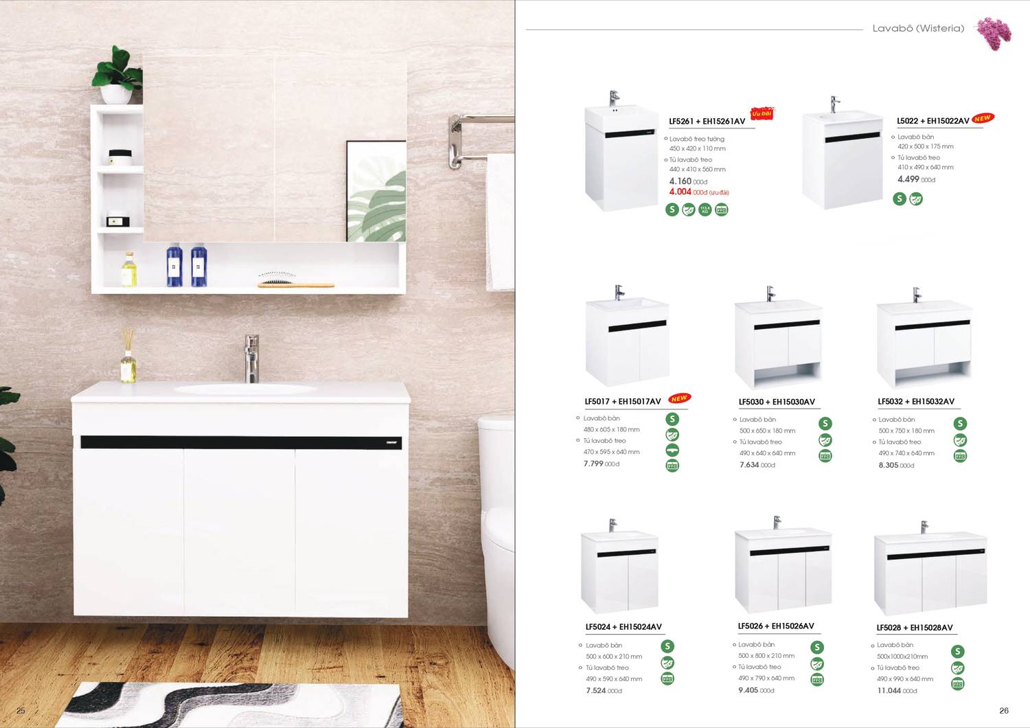 Catalogue và Bảng giá Thiết bị vệ sinh Caesar mới nhất 2024 - 2025 /Page 14